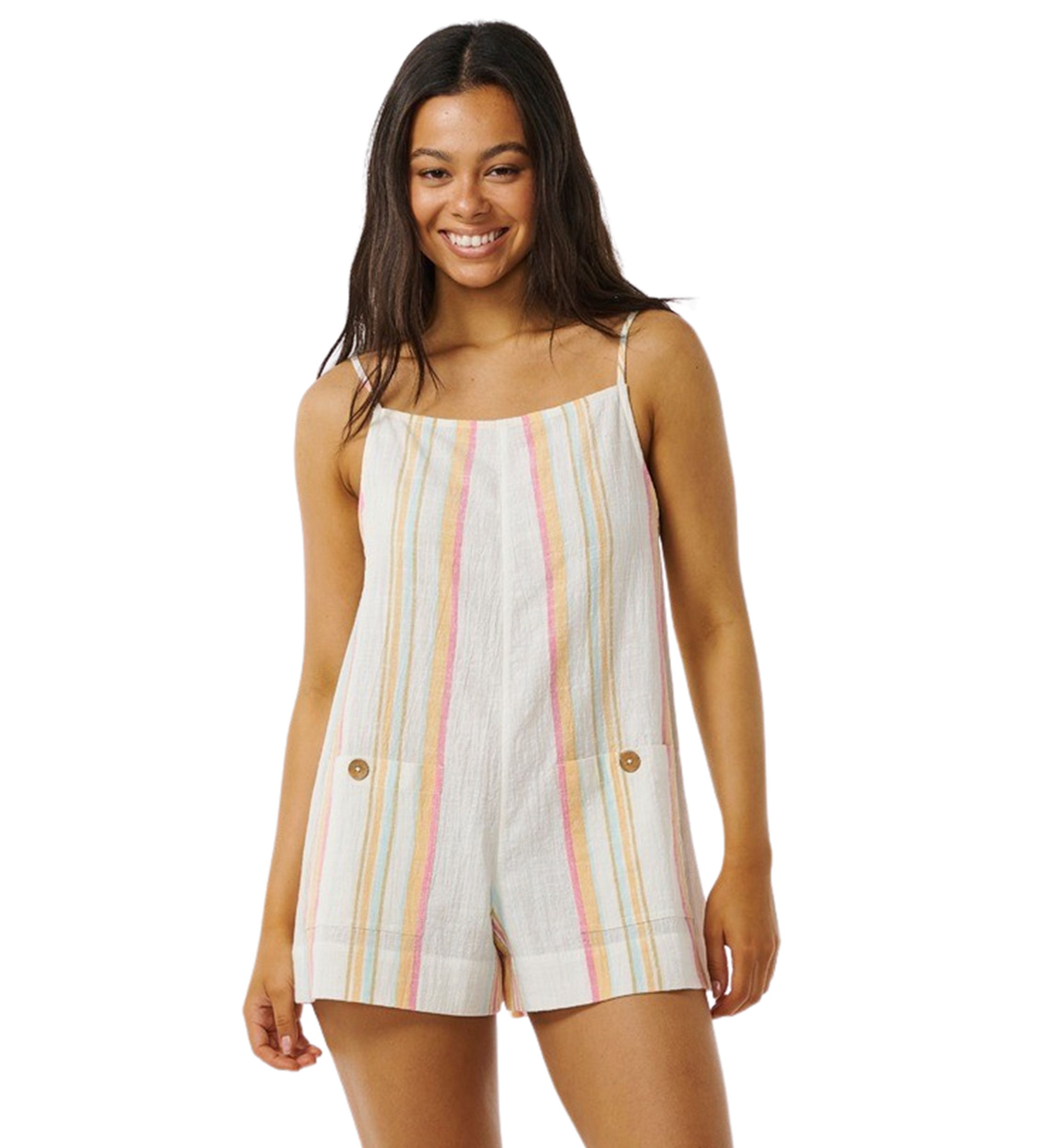 Womens Classic Surf Stripe Romper
