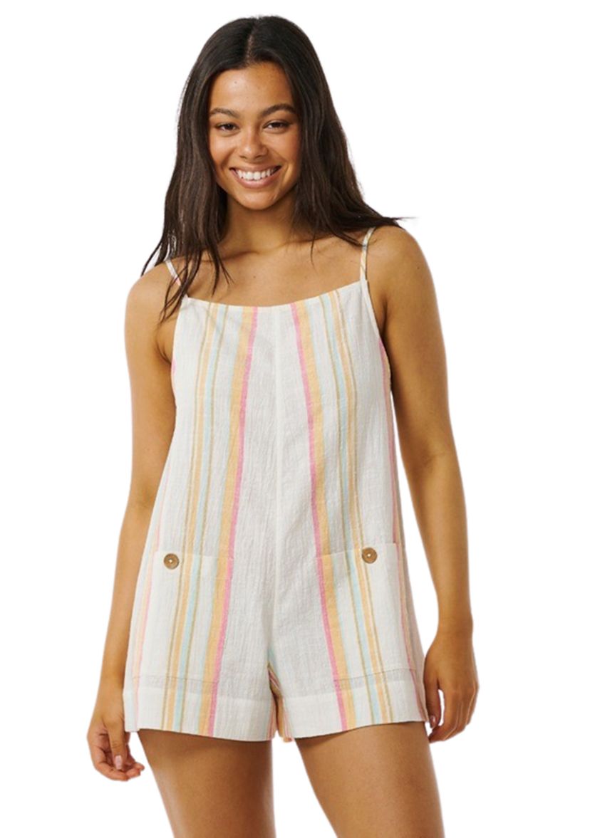 Womens Classic Surf Stripe Romper