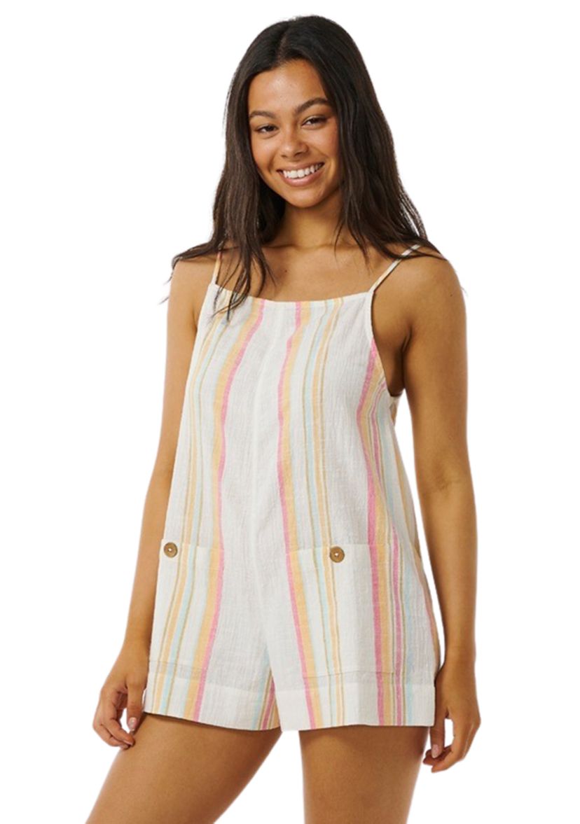 Womens Classic Surf Stripe Romper