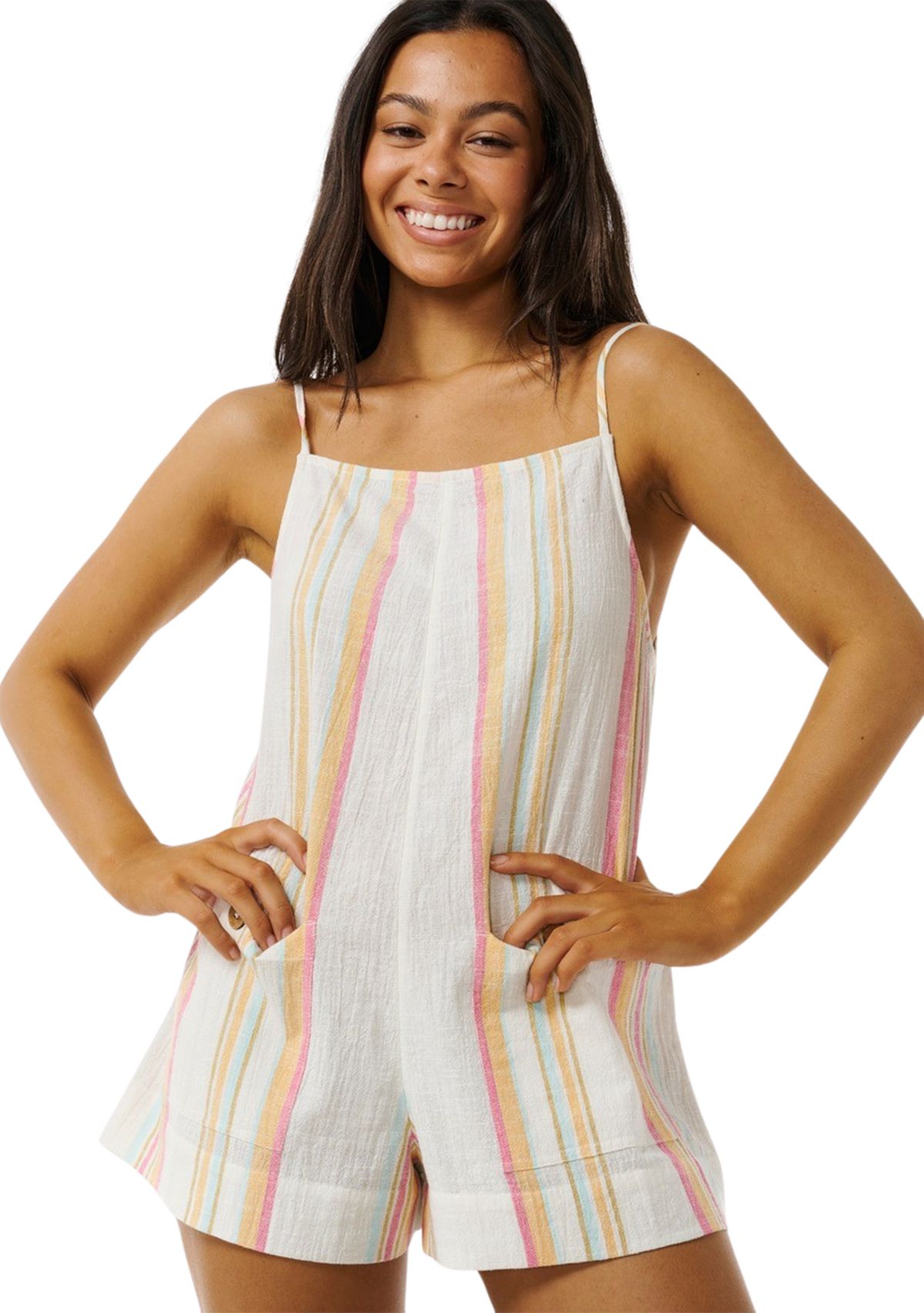 Womens Classic Surf Stripe Romper