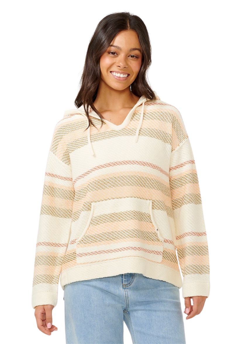 Womens Desert Dreams Stripe Poncho