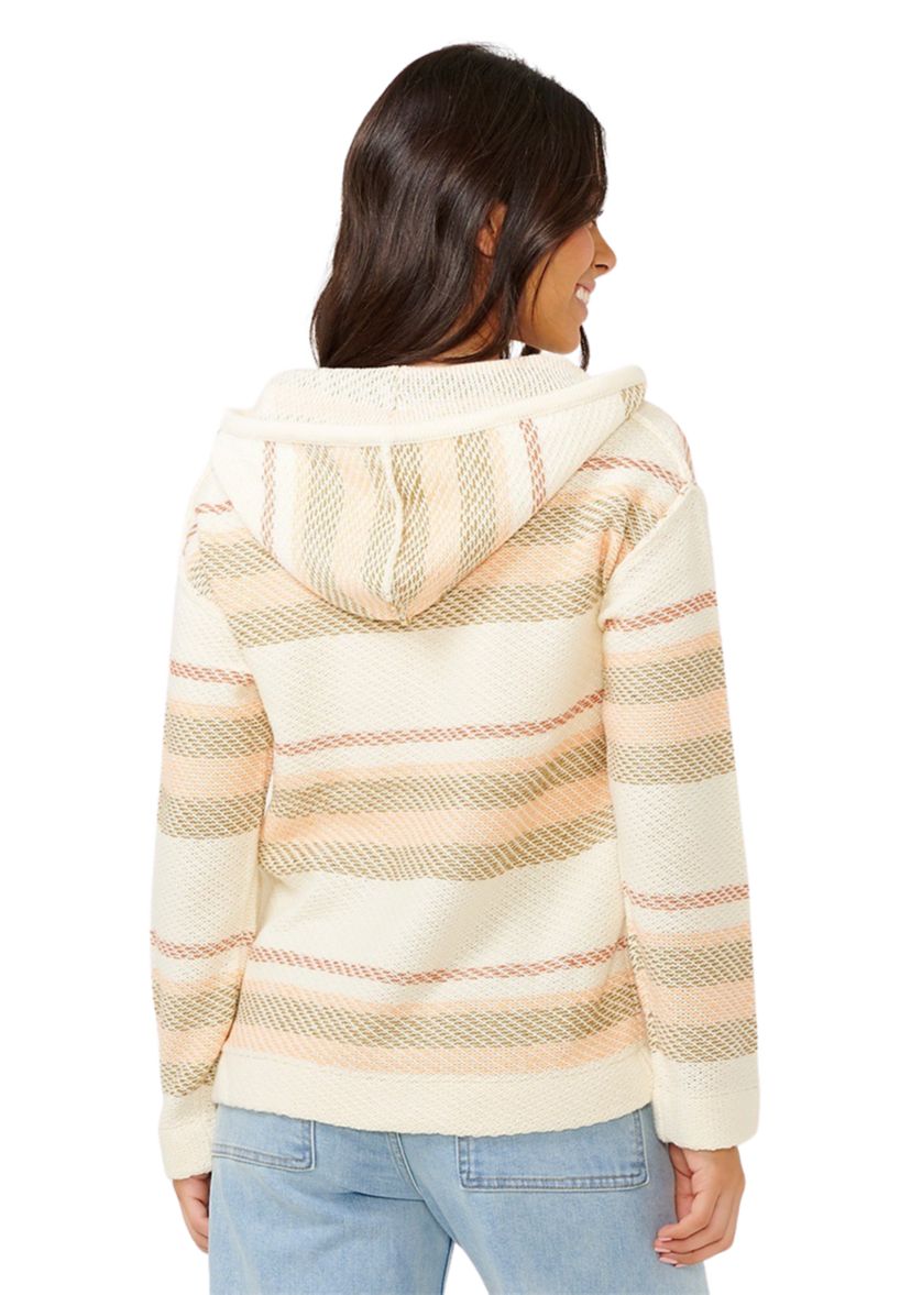 Womens Desert Dreams Stripe Poncho