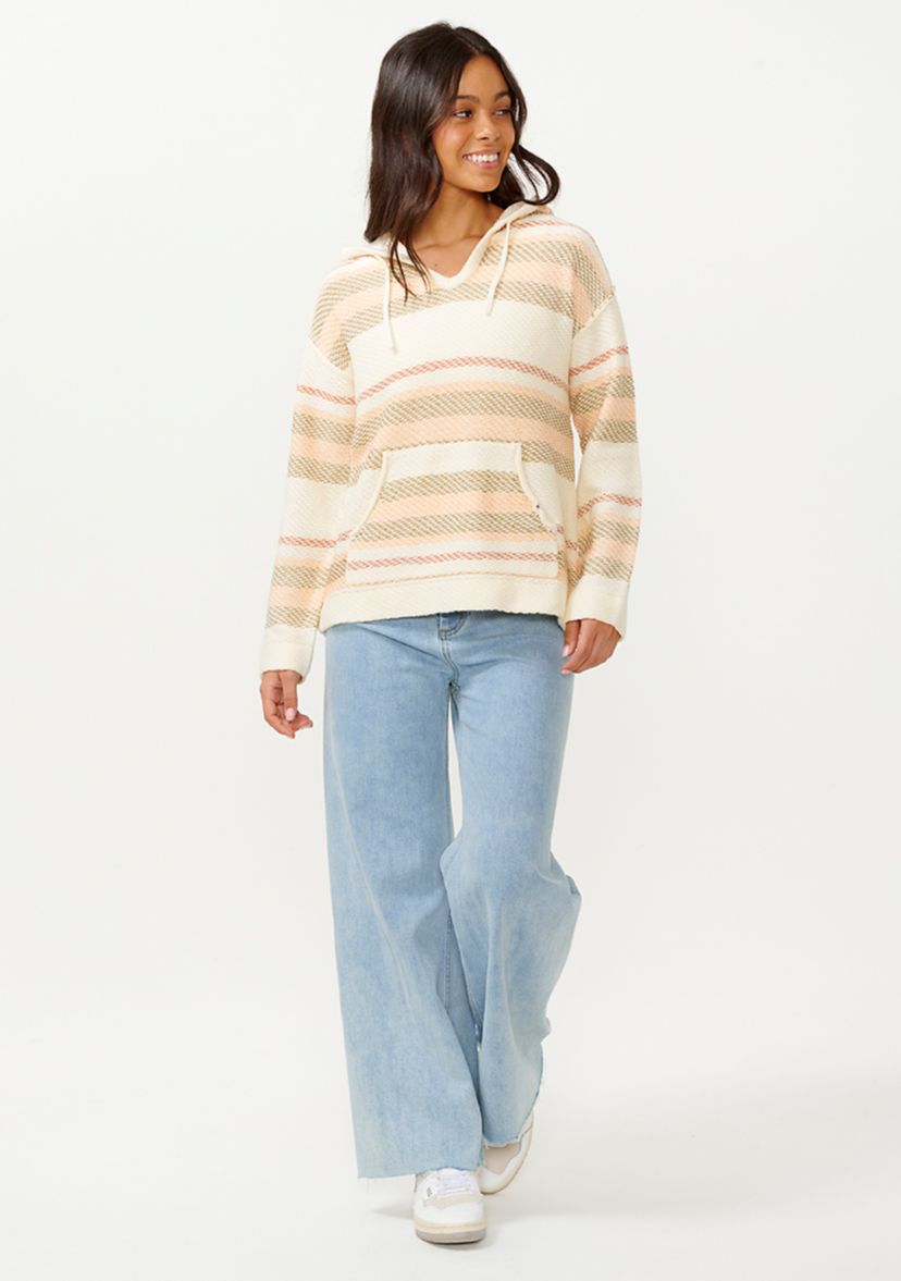 Womens Desert Dreams Stripe Poncho