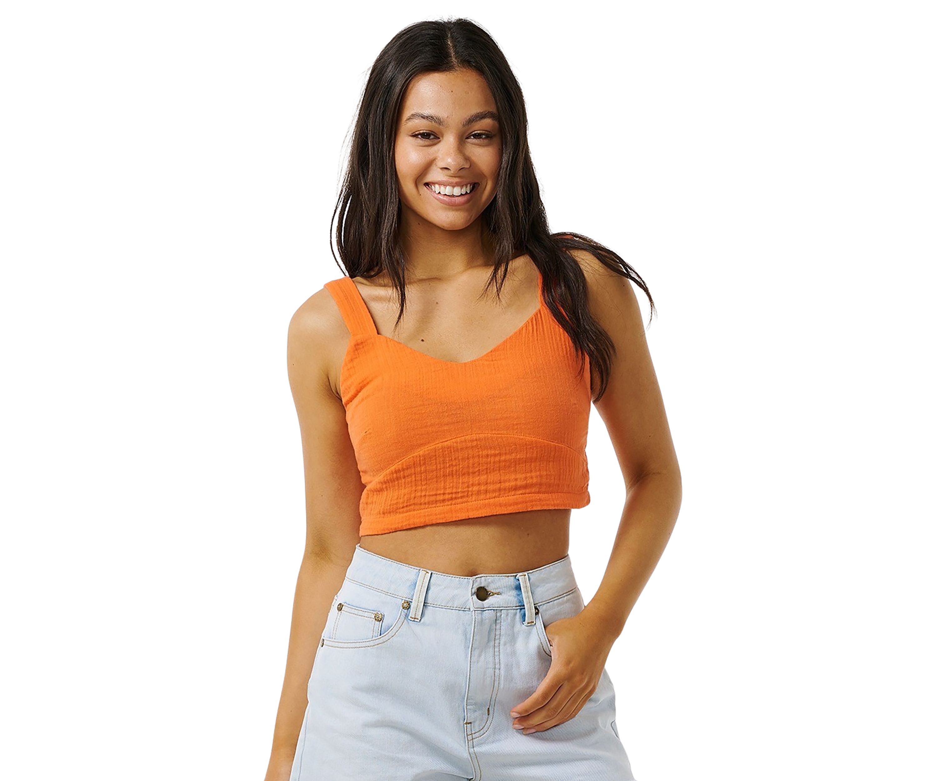 Womens Premium Surf Crop Top