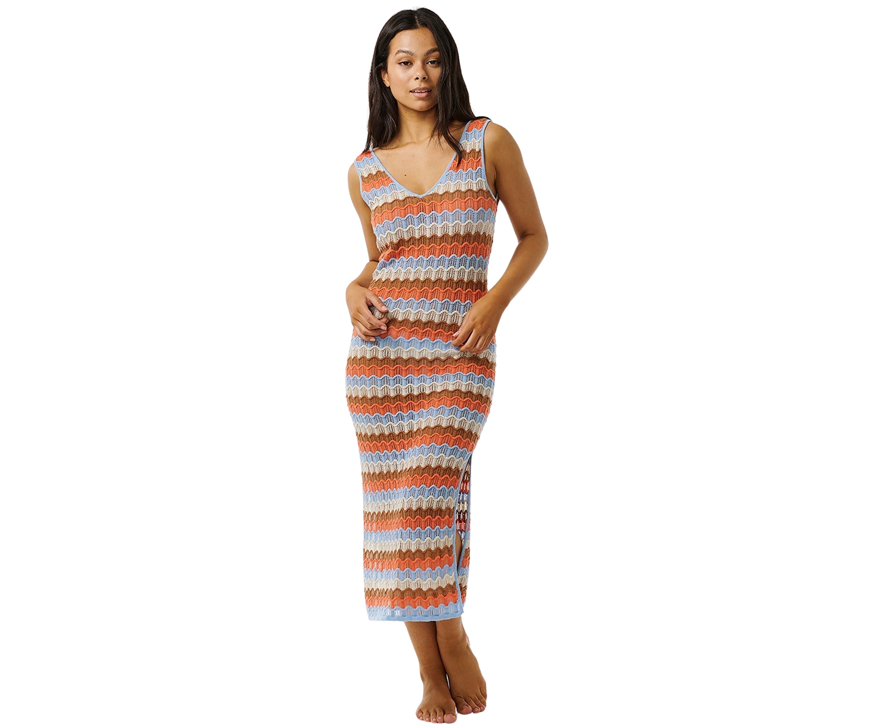 Womens Santorini Sun Crochet Dress
