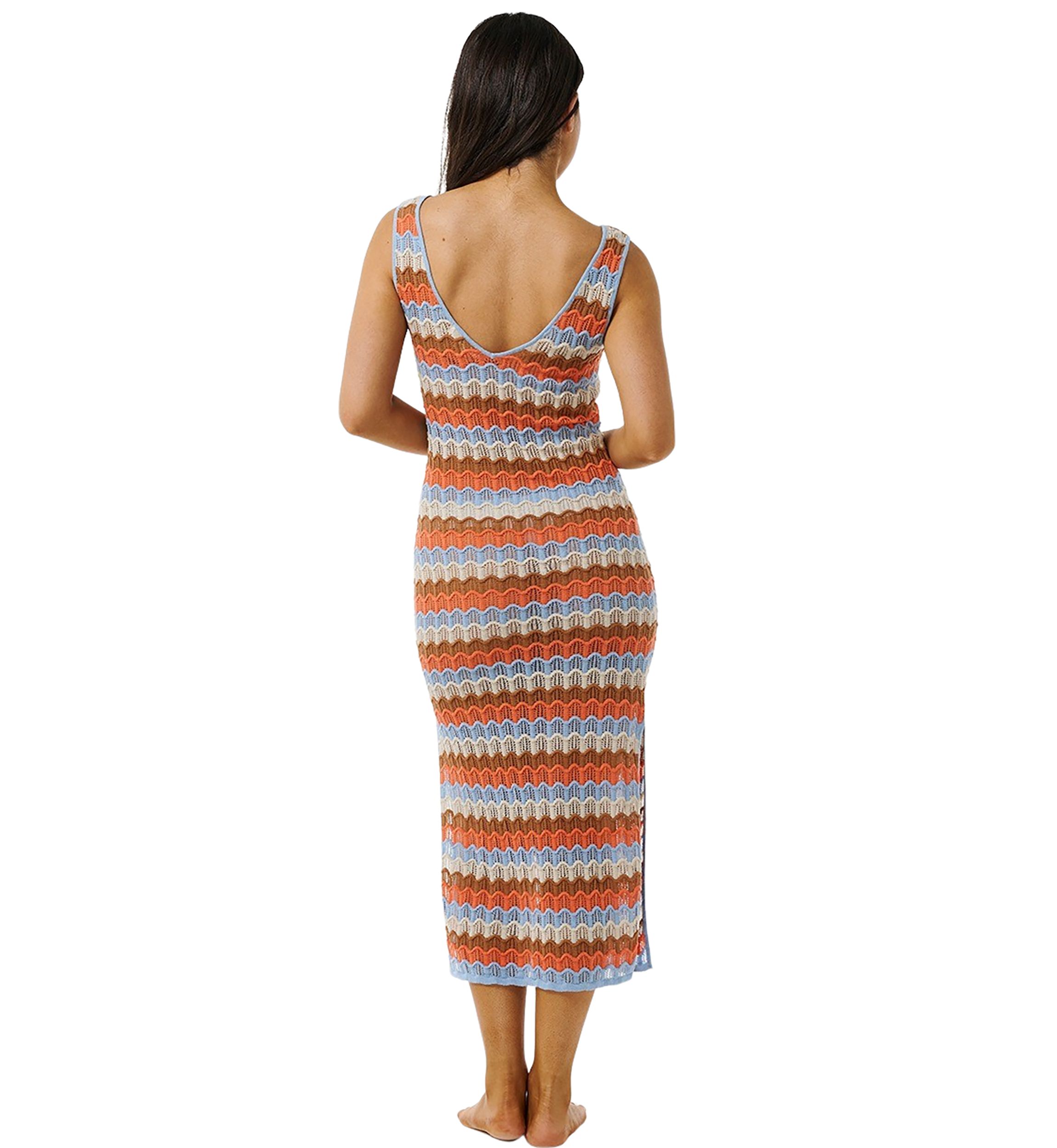 Womens Santorini Sun Crochet Dress