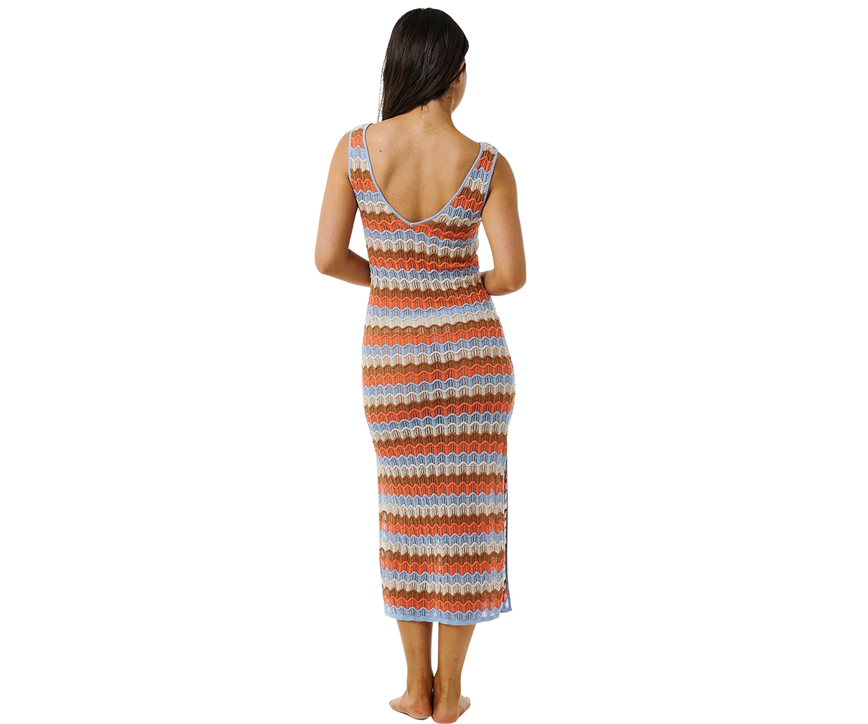 Womens Santorini Sun Crochet Dress