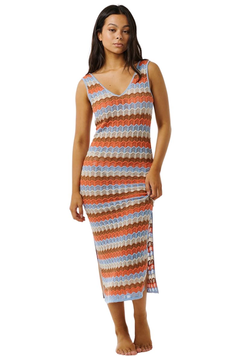 Womens Santorini Sun Crochet Dress
