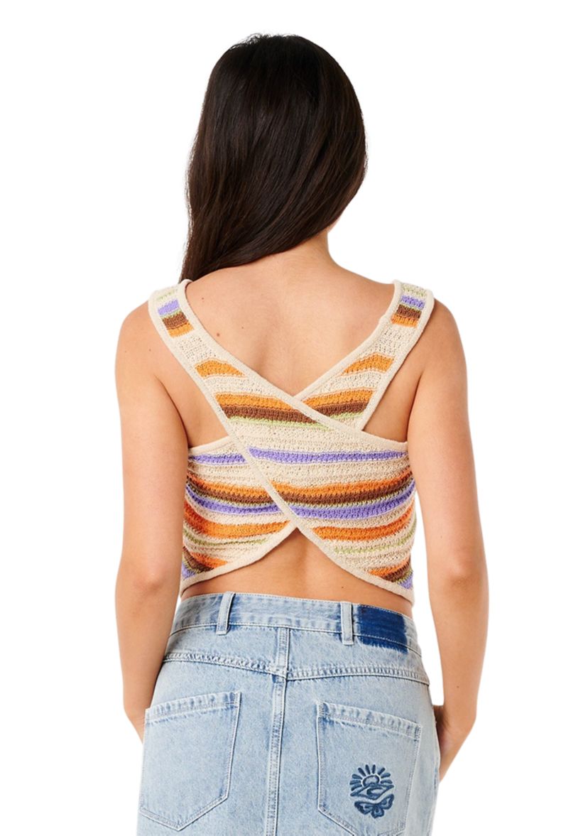 Womens Cala Knits Knit Crop Top