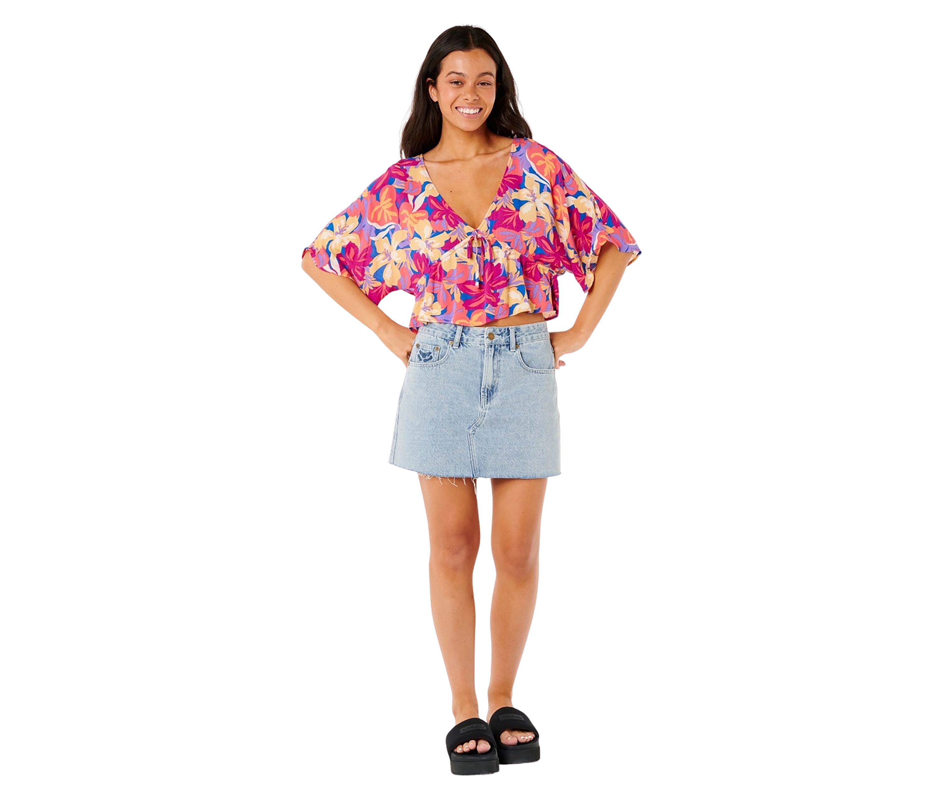 Womens Es Vedra Printed Summer Top