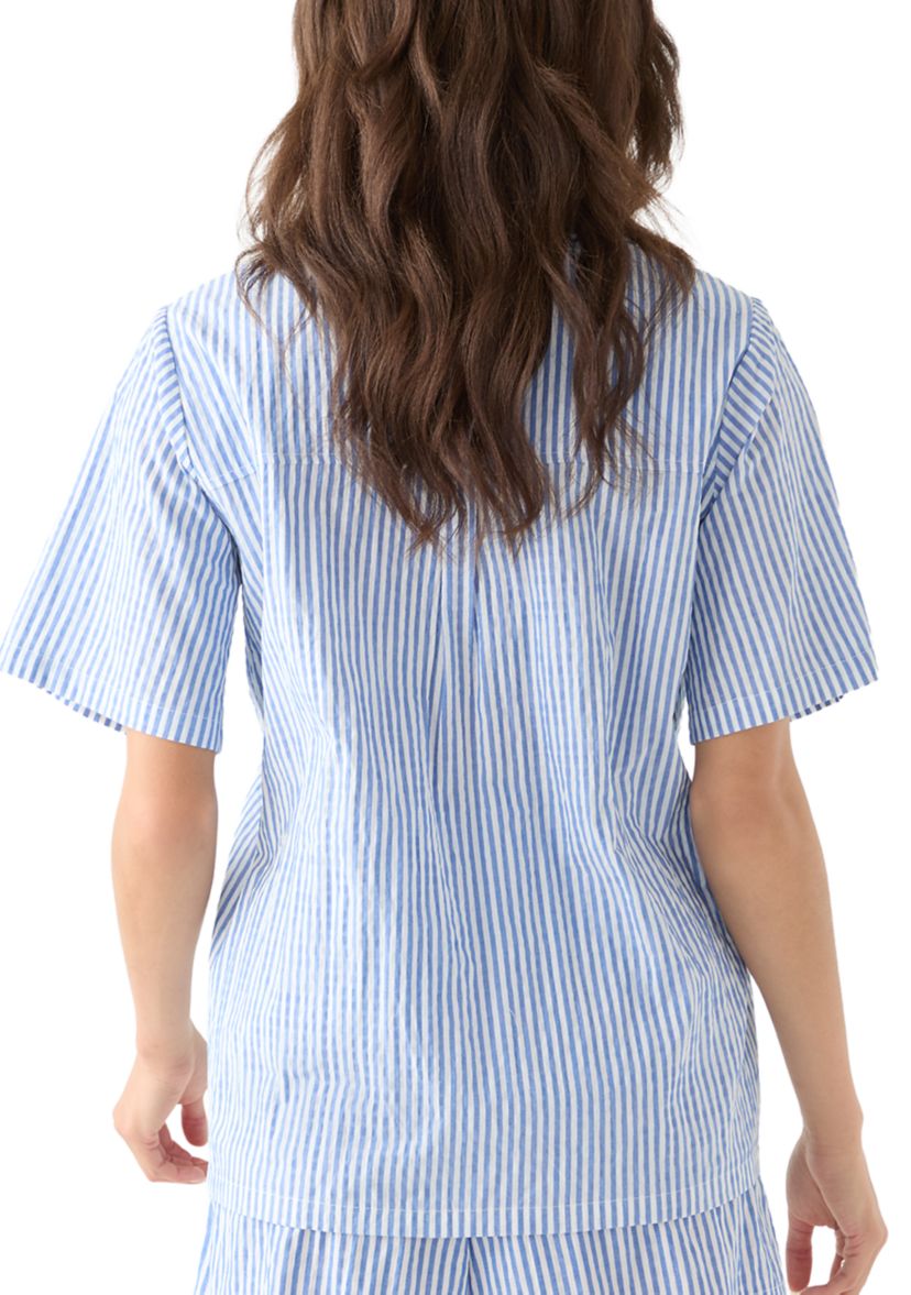 Womens Es Vedra Short Sleeve Stripped Shirt
