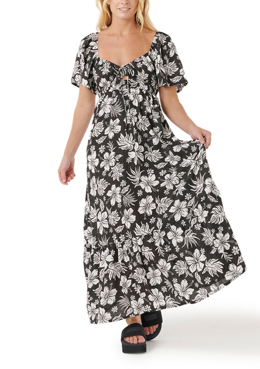 Womens Keepsakes Short Sleeve Maxi Dress