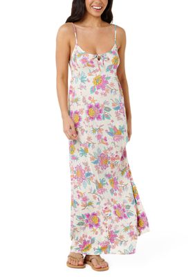 RIP CURL Women's Half Moon Bay Shirred Maxi Dress, XS