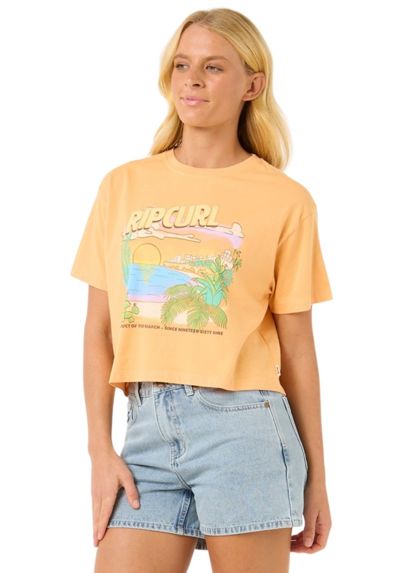 La Paloma Cropped Graphic T-Shirt