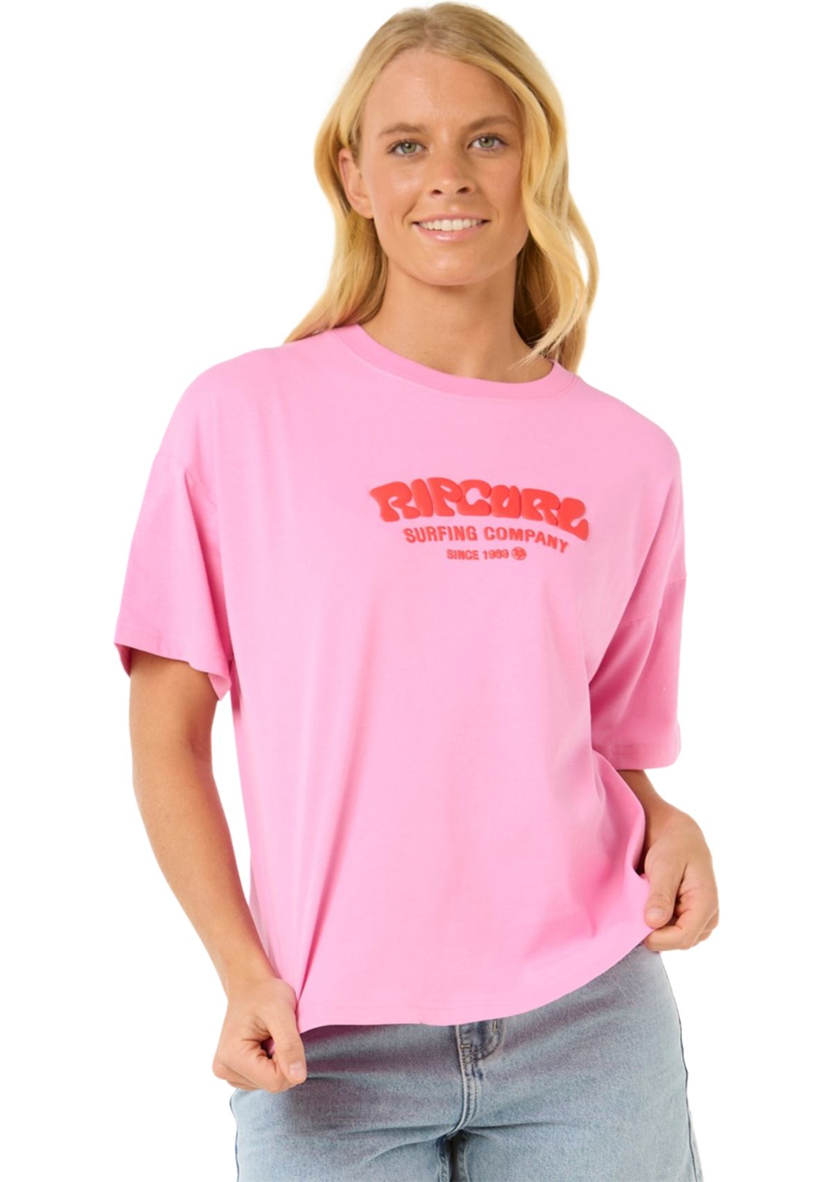 Womens Surf Puff Relaxed Graphic T-Shirt