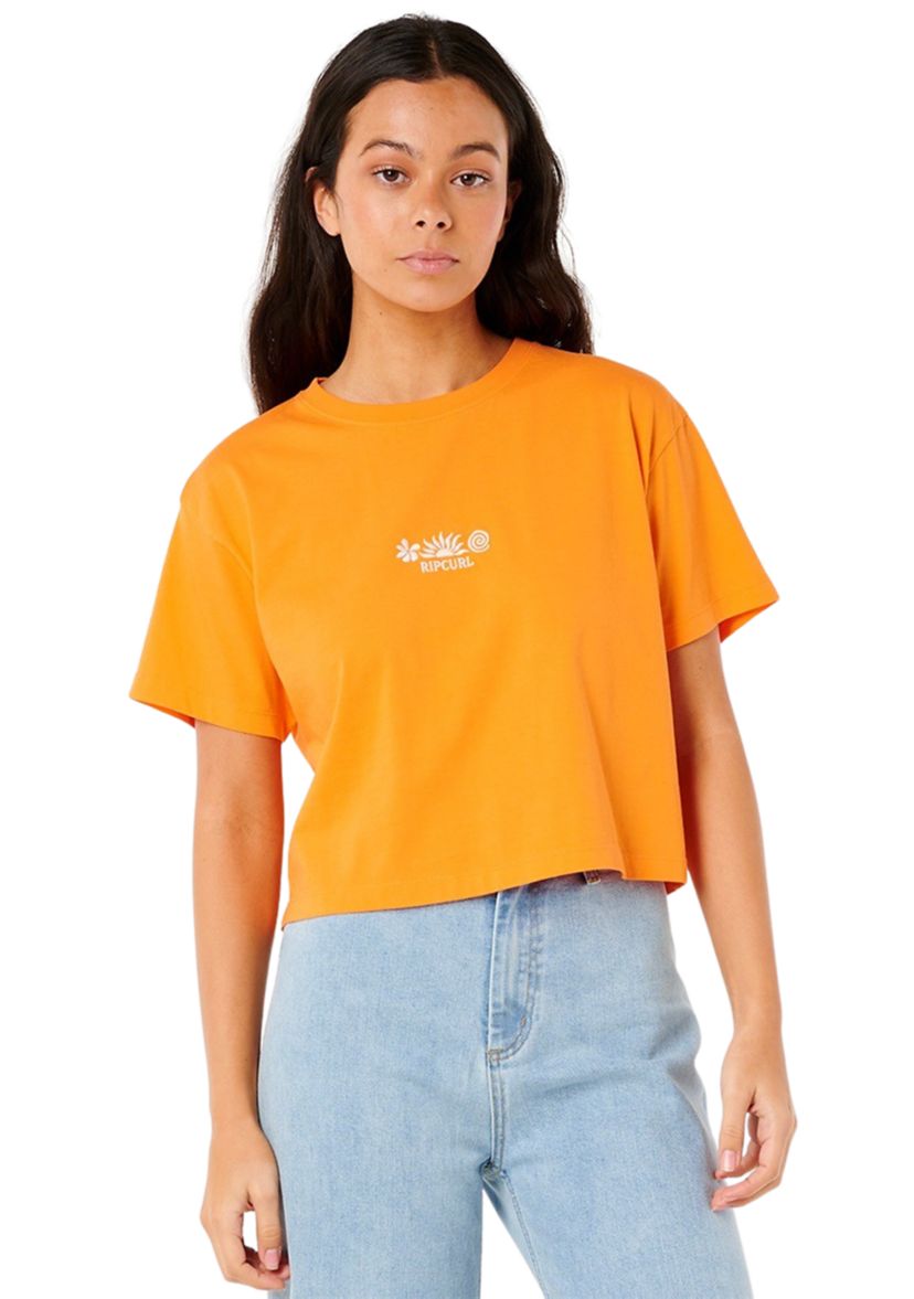 Womens Tokens Cropped Graphic T-Shirt