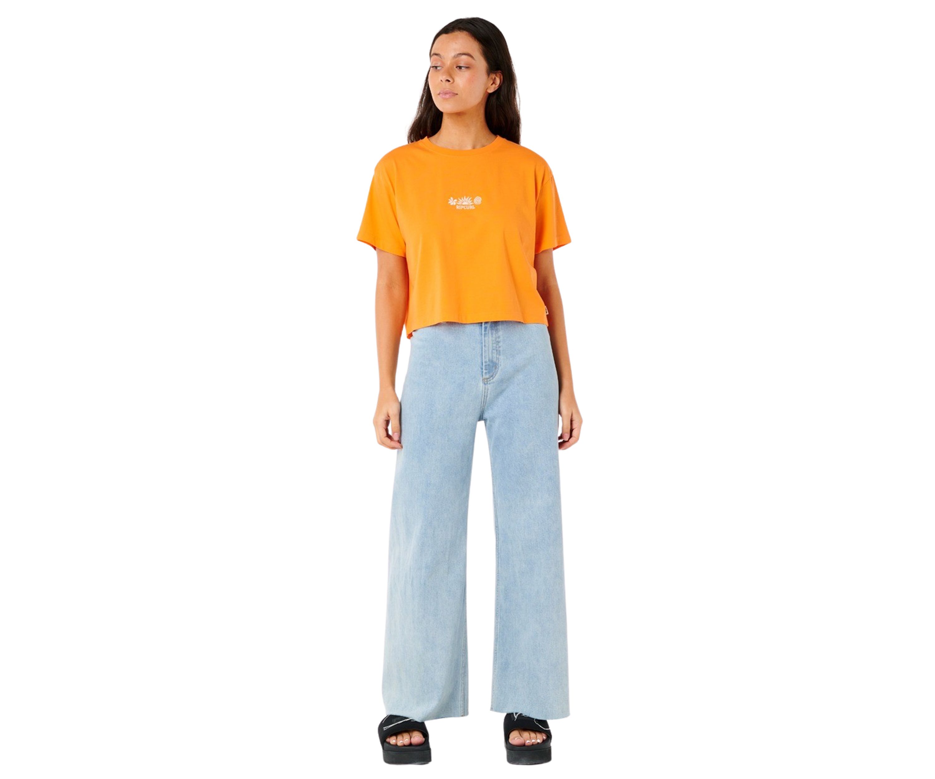Womens Tokens Cropped Graphic T-Shirt