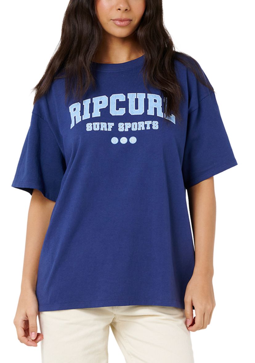 T-shirt Rip Curl UPF 50+ Block Party manica corta donna
