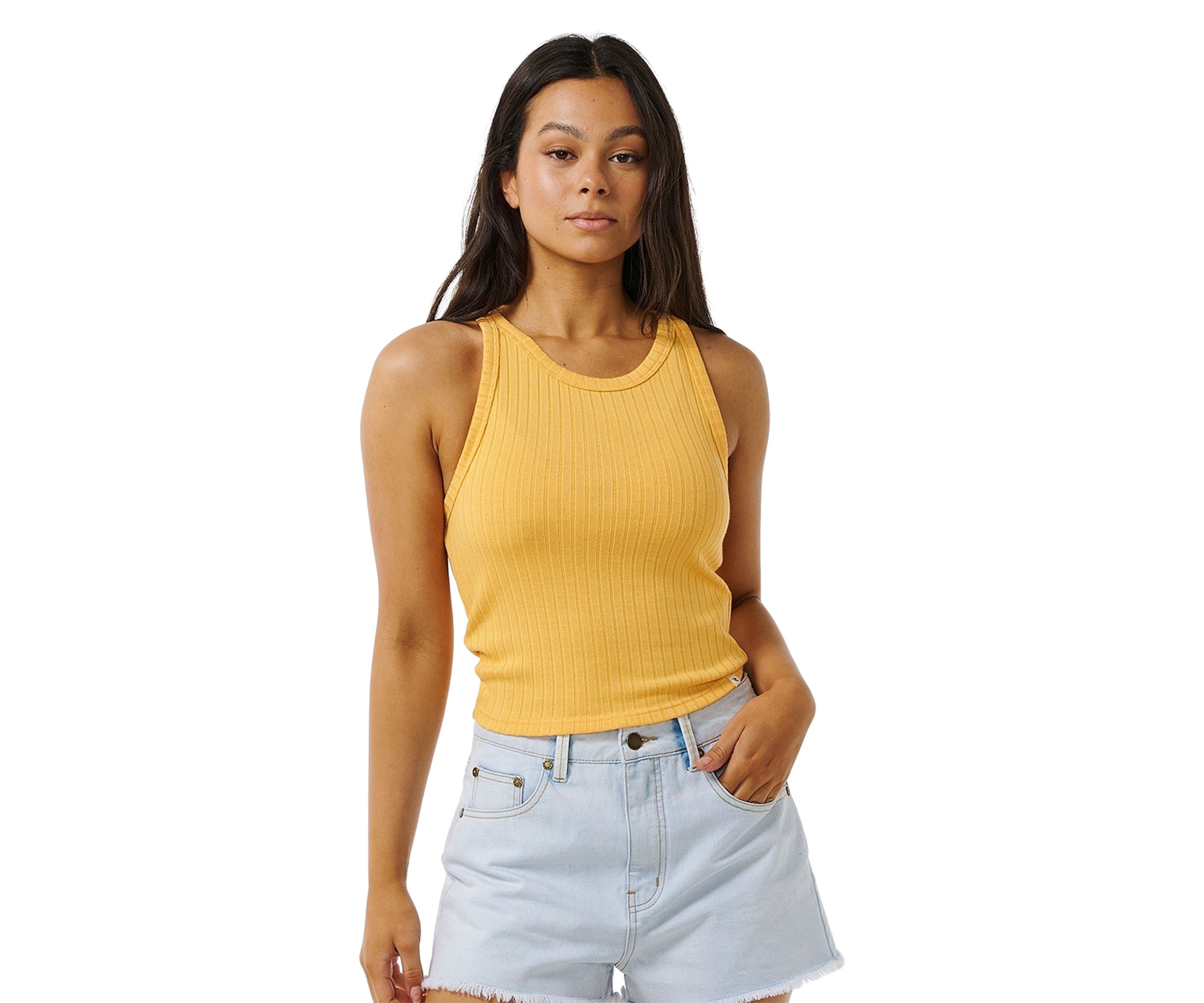 Womens Premium Ribbed Tank 