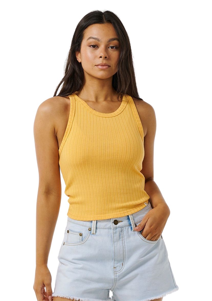 Womens Premium Ribbed Tank 