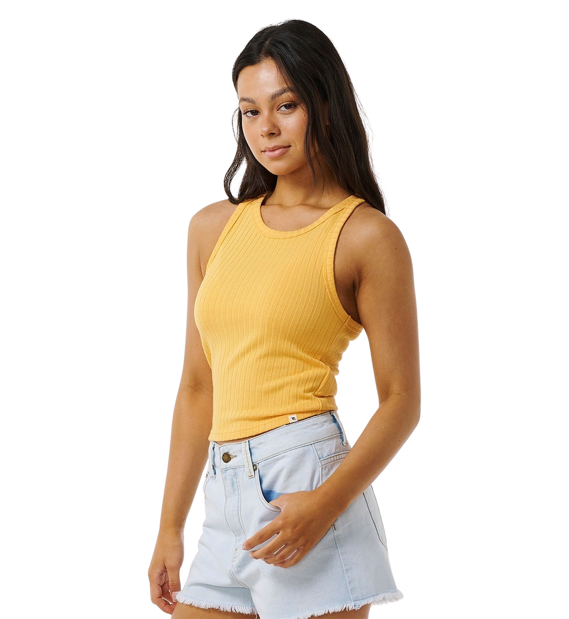 Womens Premium Ribbed Tank 