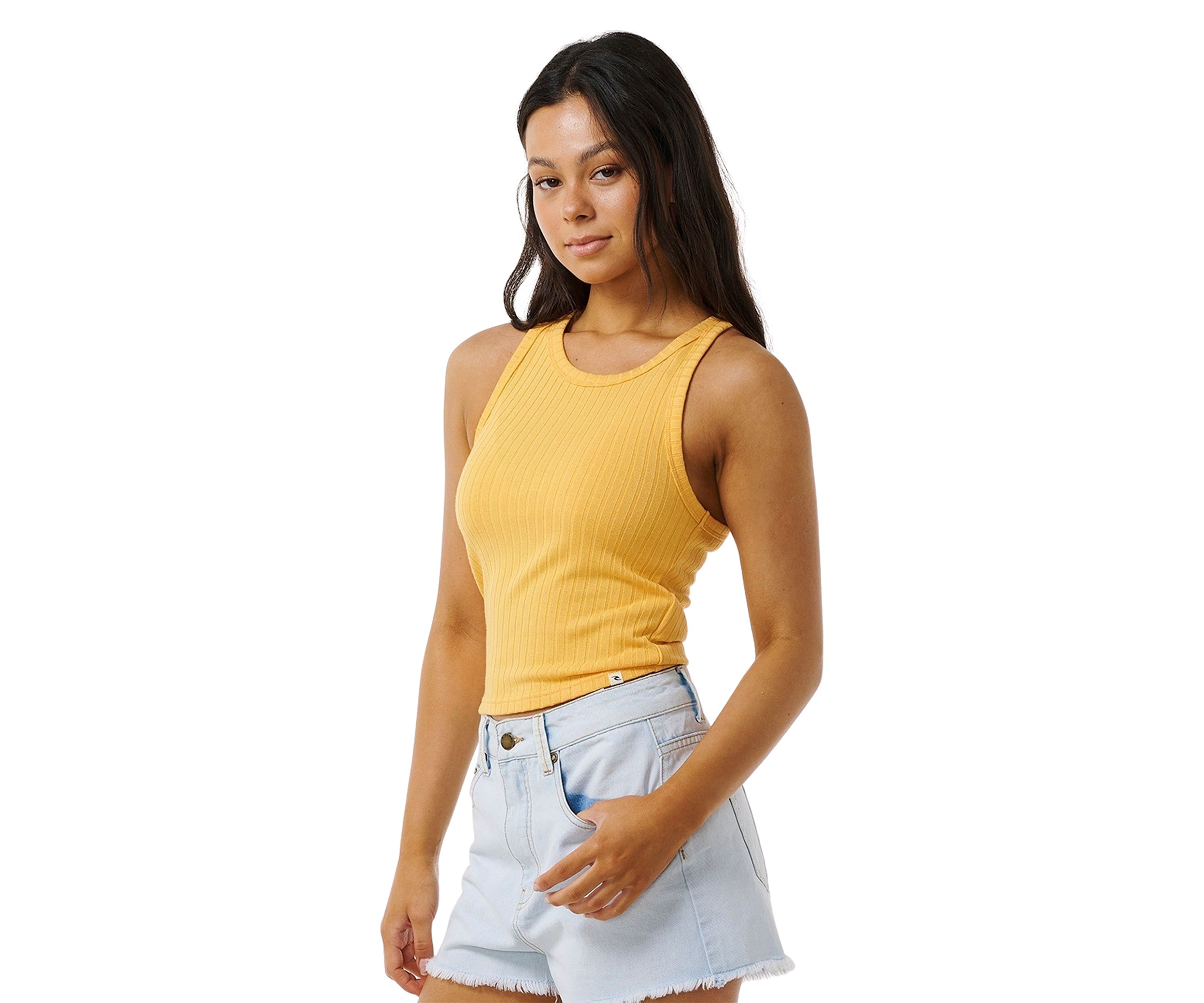 Womens Premium Ribbed Tank 