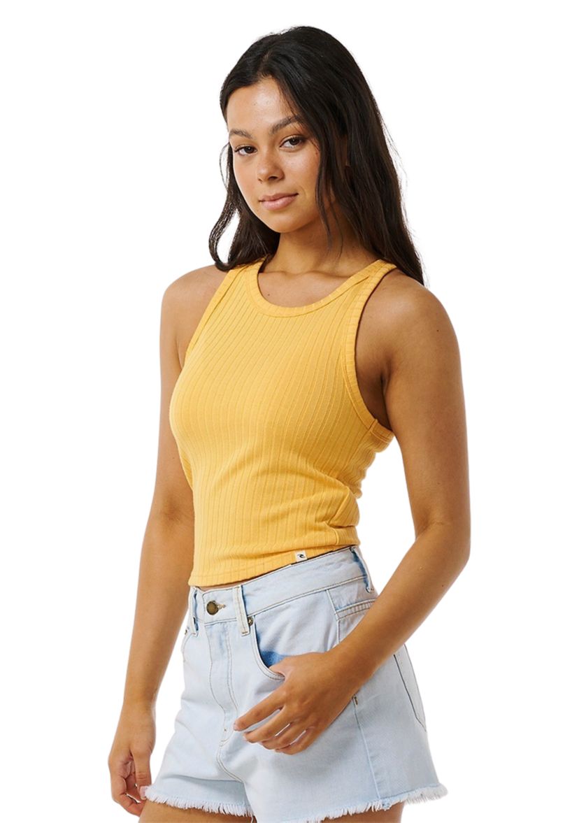 Womens Premium Ribbed Tank 