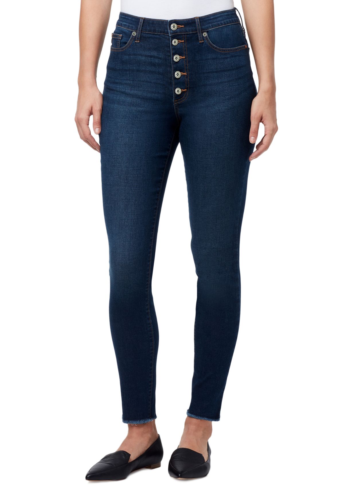 High Rise Skinny Jeans in Average Length