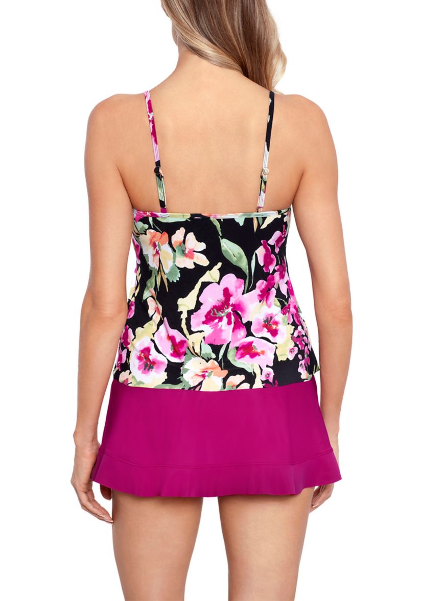 Monets Garden Pretty Lily Swim Top