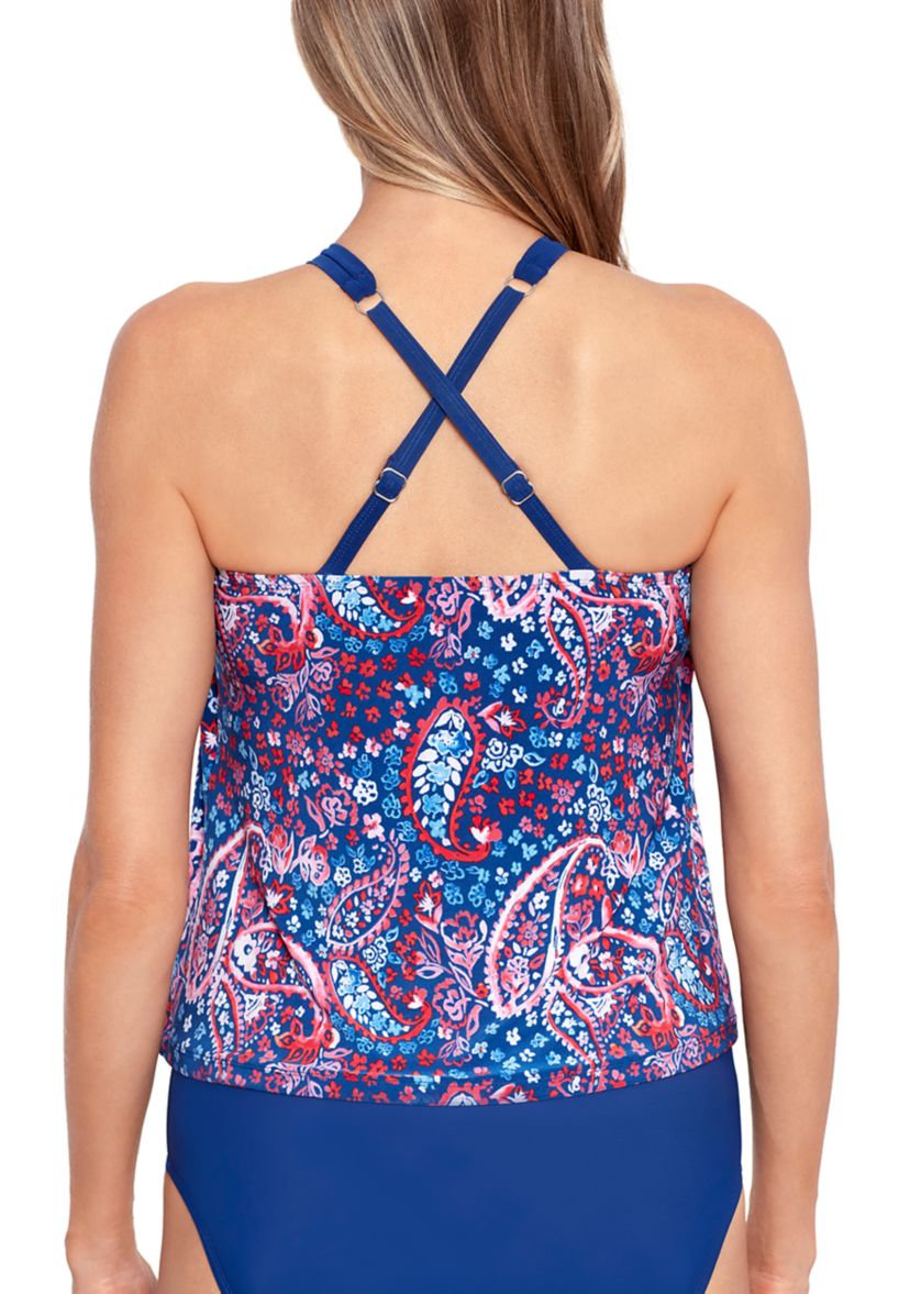 New Americana Liberty Paisley Swim Top