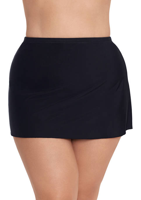 Miraclesuit® Plus Size Skirted Swim Bottoms by Miraclesuit&reg;