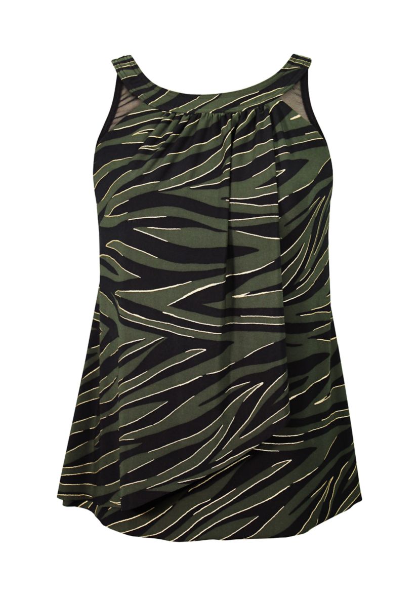 Plus Size Seabra Ursula Tankini Swim Top by Miraclesuit®