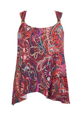 Dynasty Dazzle Tankini Swim Top