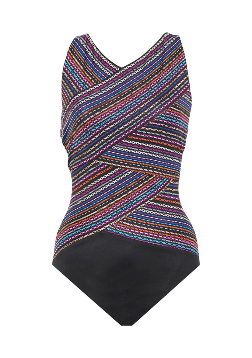 Womens Shimmer Links Brio One Piece Swimsuit