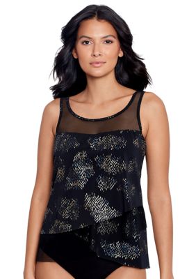 Iridium Mirage Tankini Swim Top