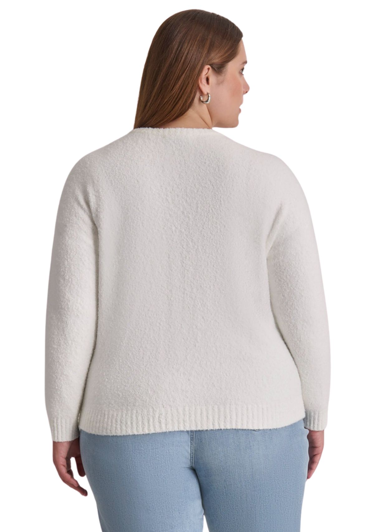 Plus Size Logo Crew Neck Sweater