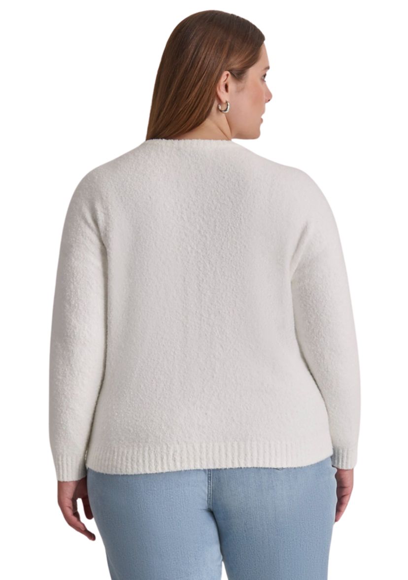 Plus Size Logo Crew Neck Sweater