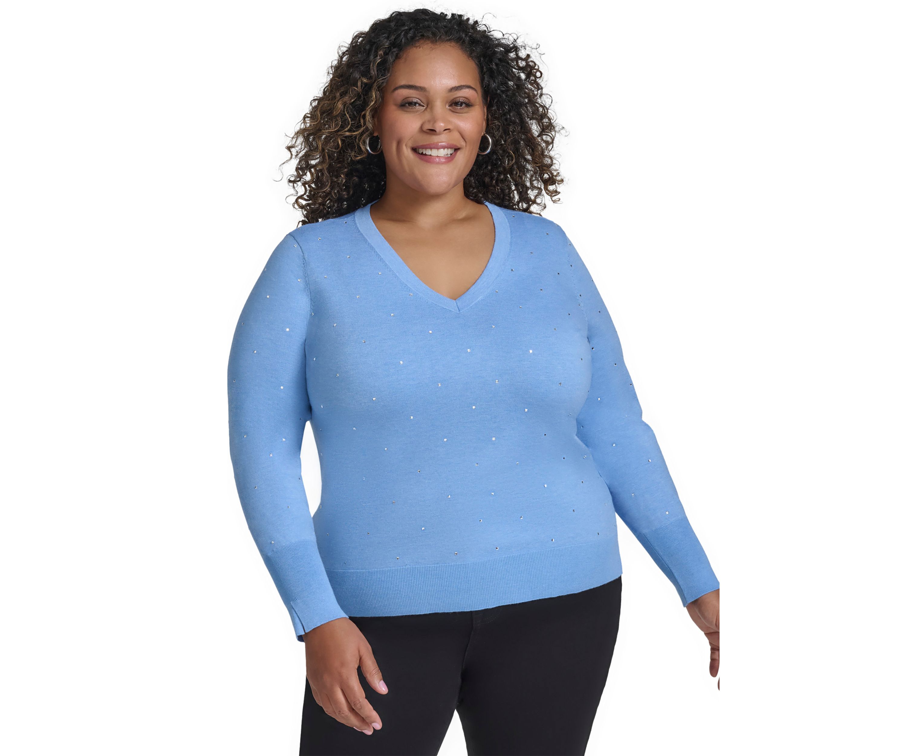 Plus Size Long Sleeve Sweater 