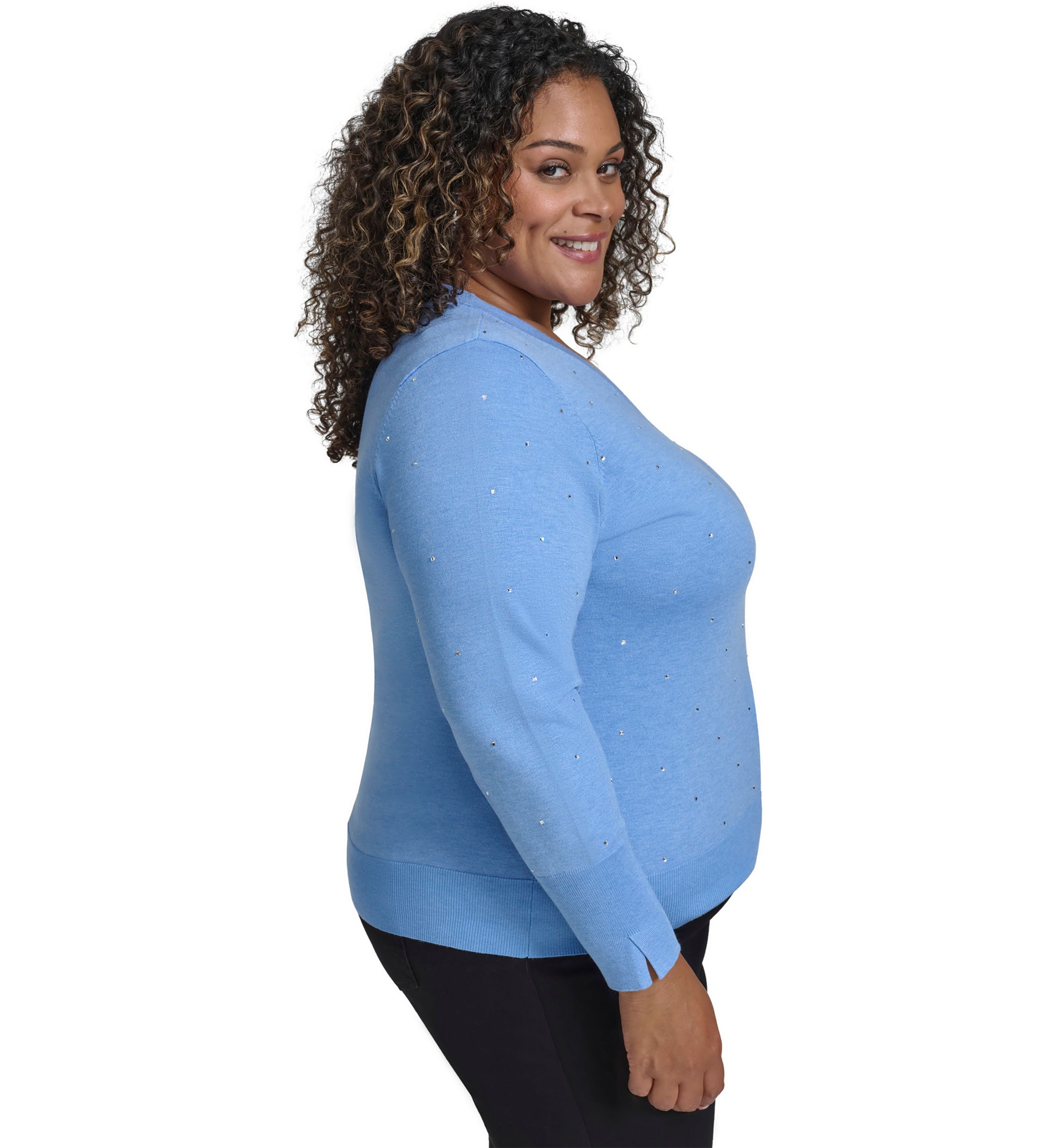 Plus Size Long Sleeve Sweater 