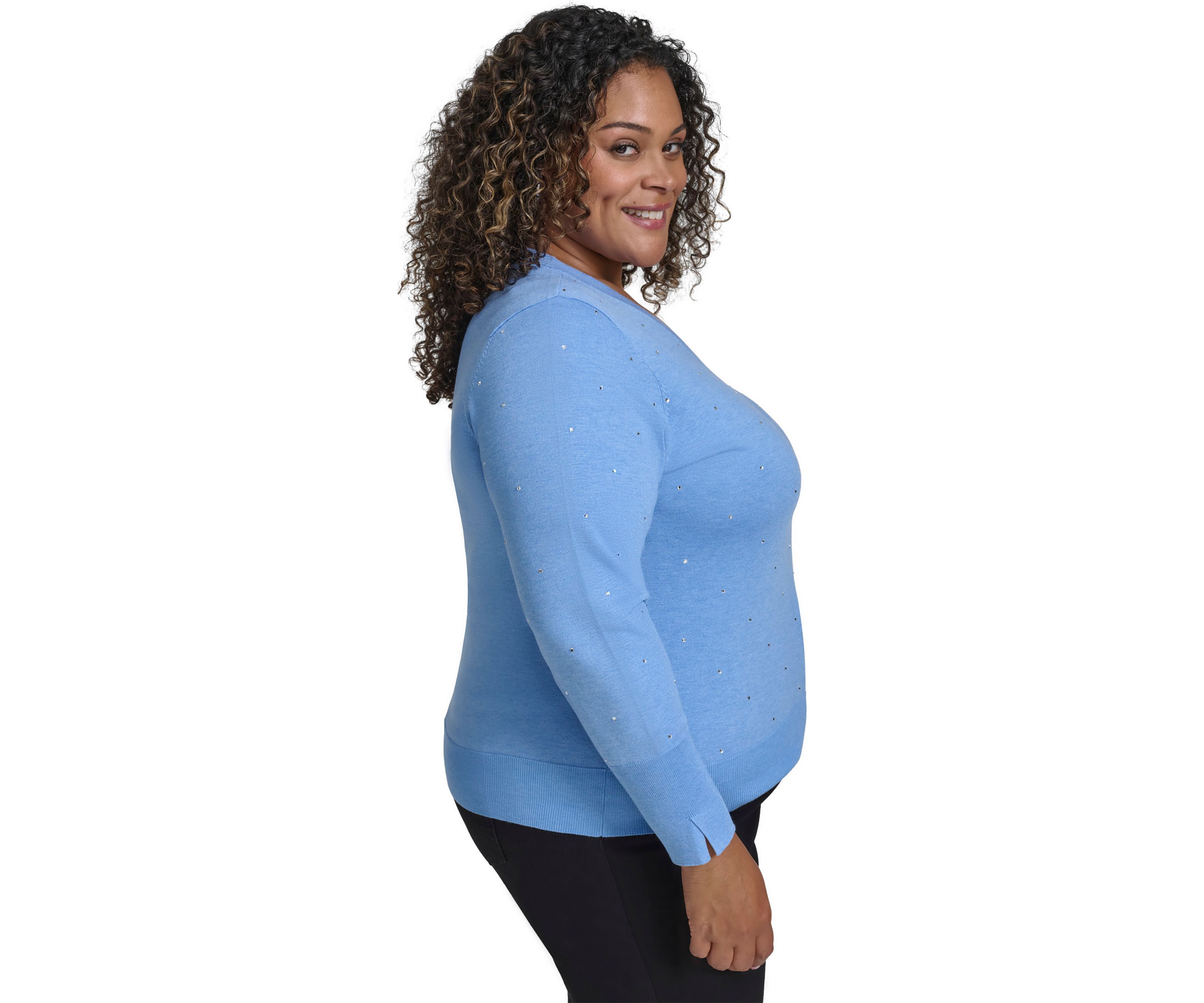 Plus Size Long Sleeve Sweater 