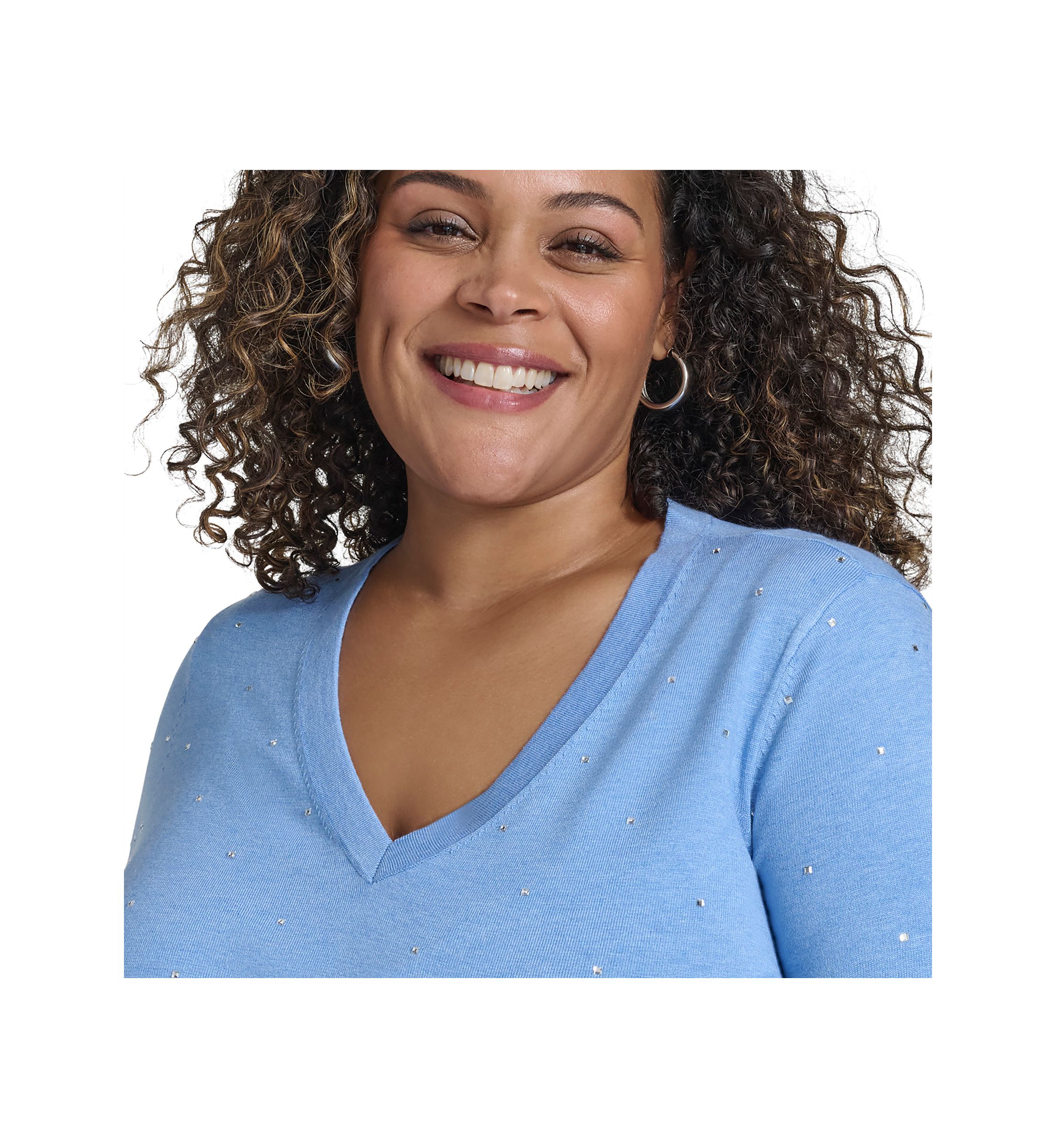 Plus Size Long Sleeve Sweater 