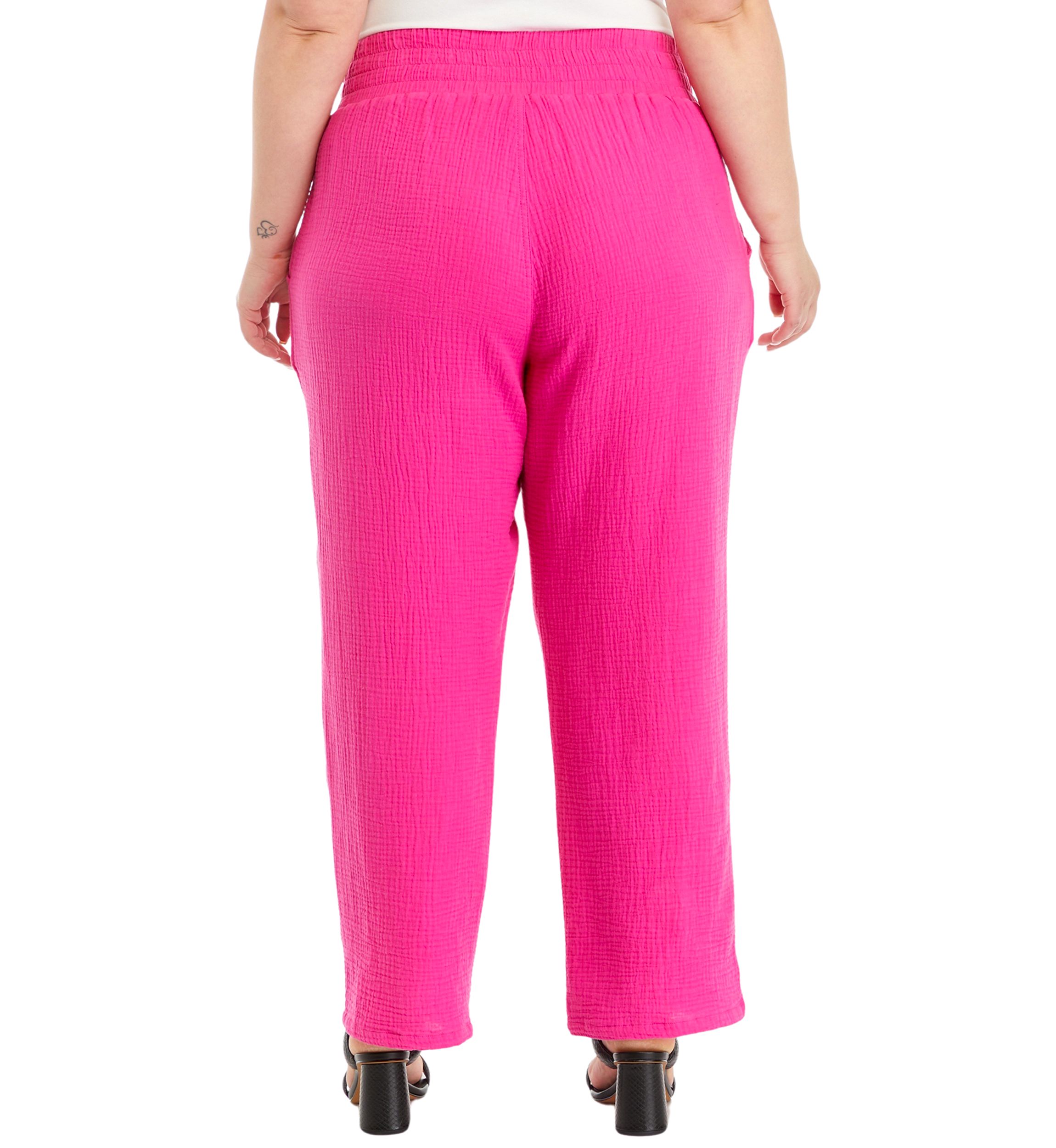 Plus Size Gauze Pants 