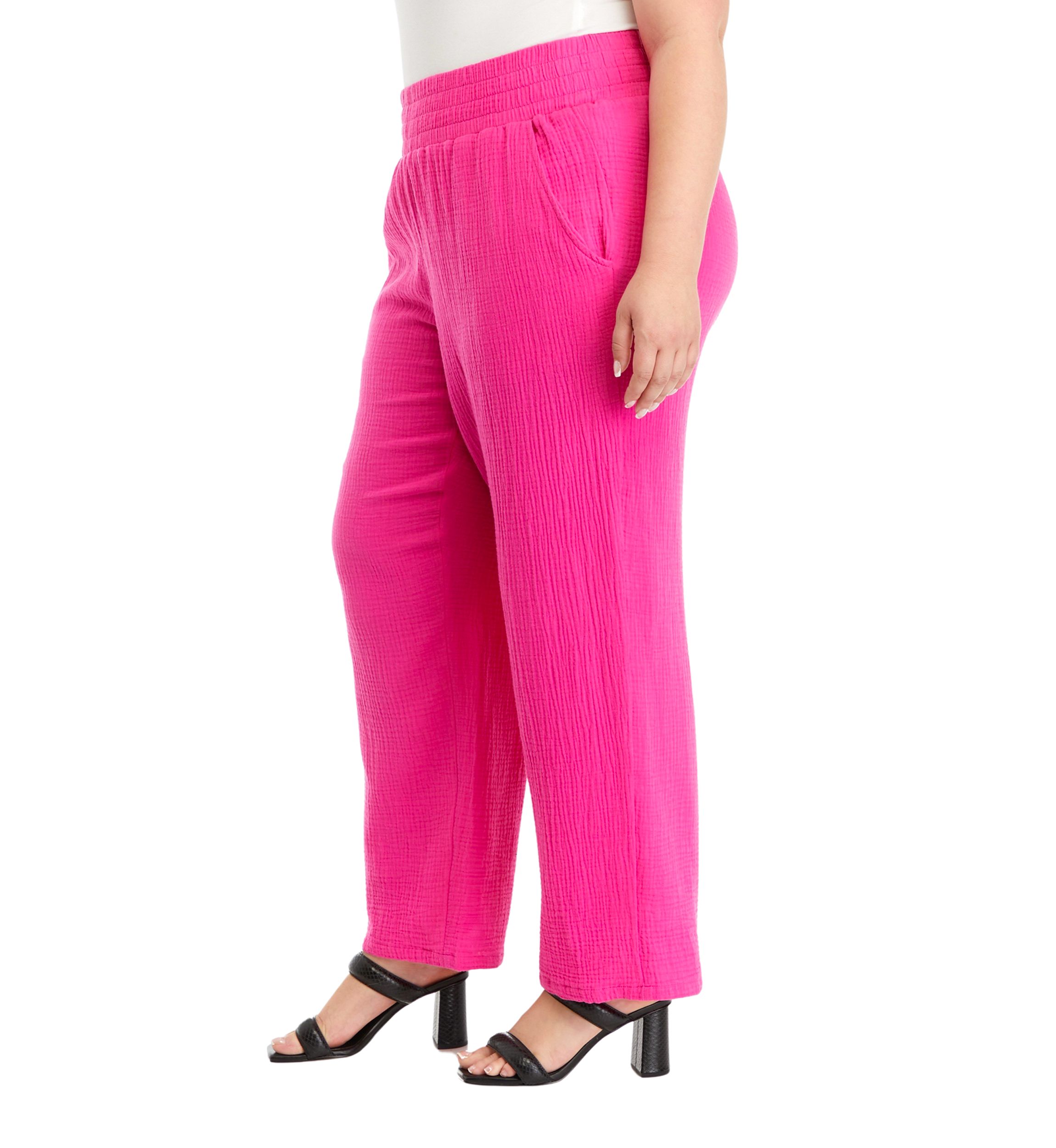 Plus Size Gauze Pants 