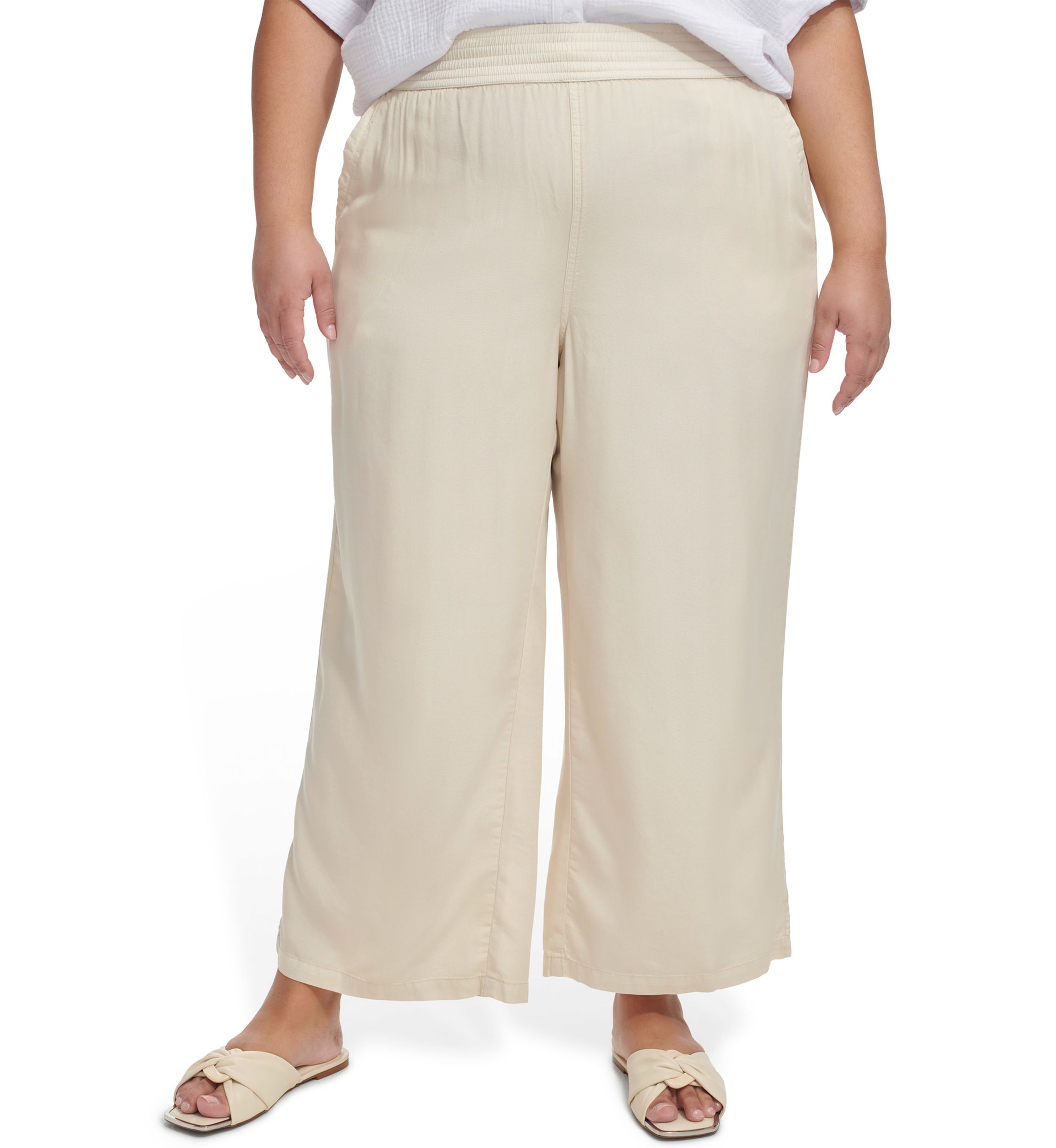 Plus Size Tencel Pants