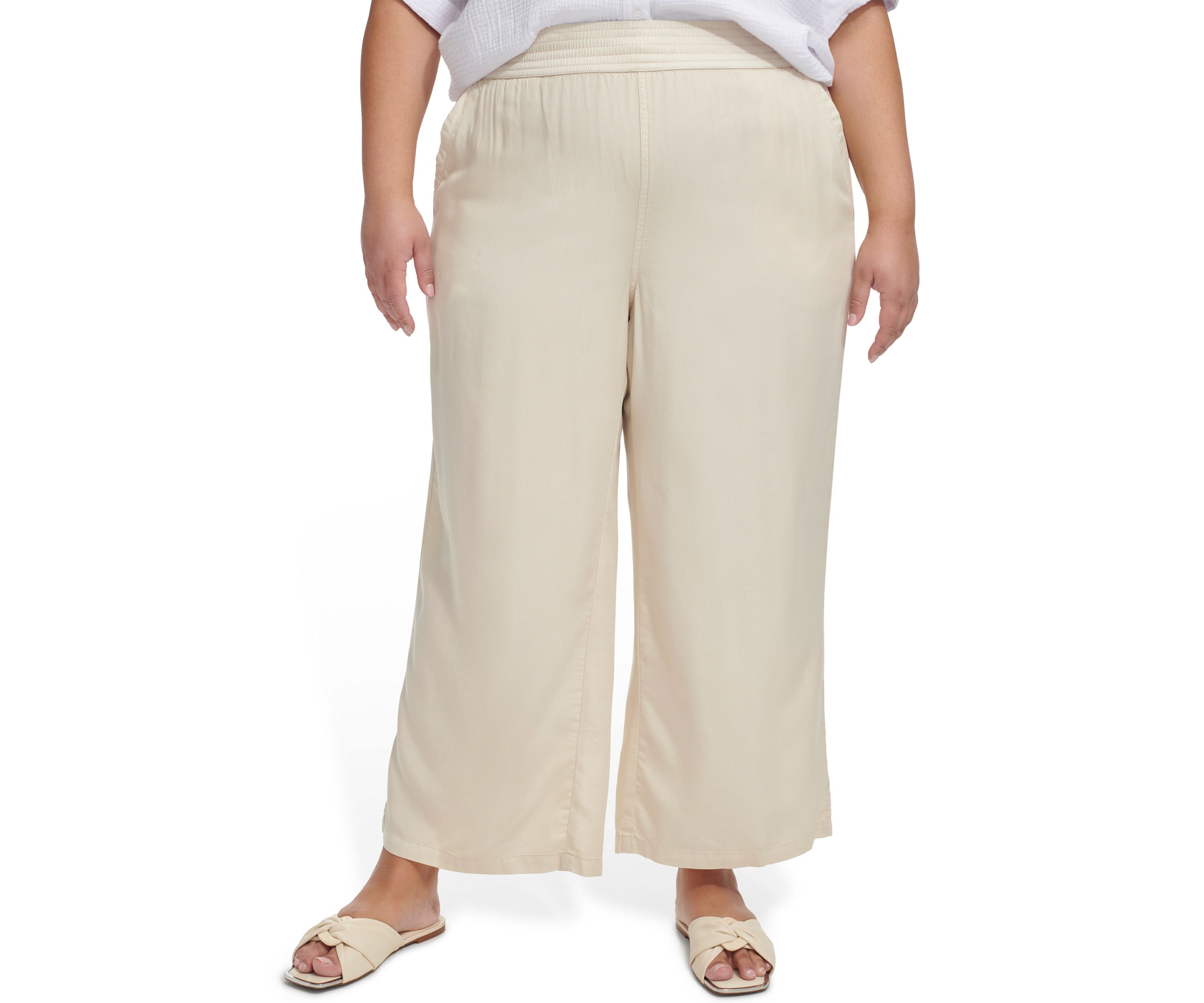 Plus Size Tencel Pants
