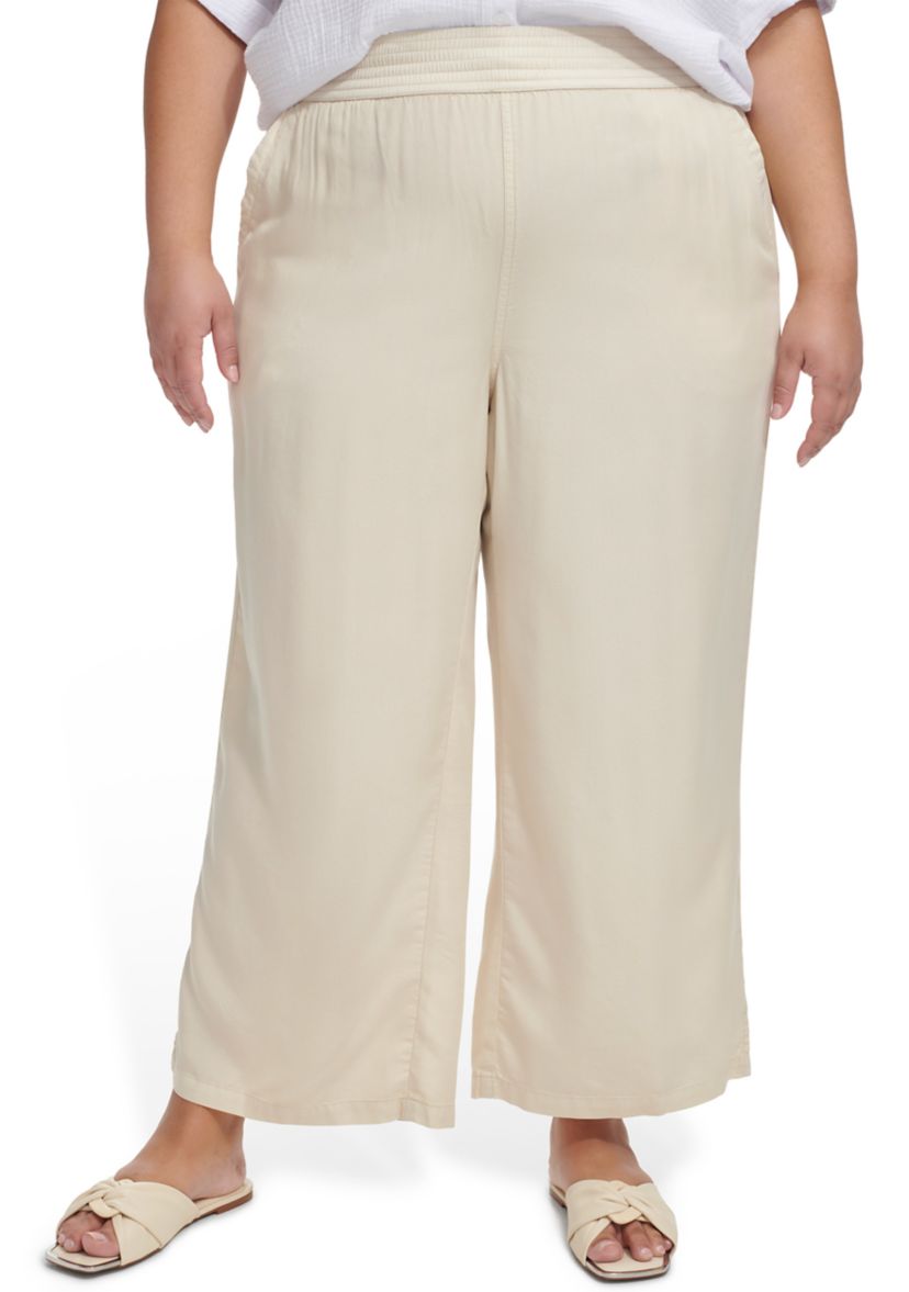 Plus Size Tencel Pants