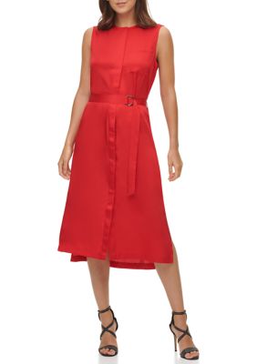 DKNY Sleeveless Midi Dress | belk