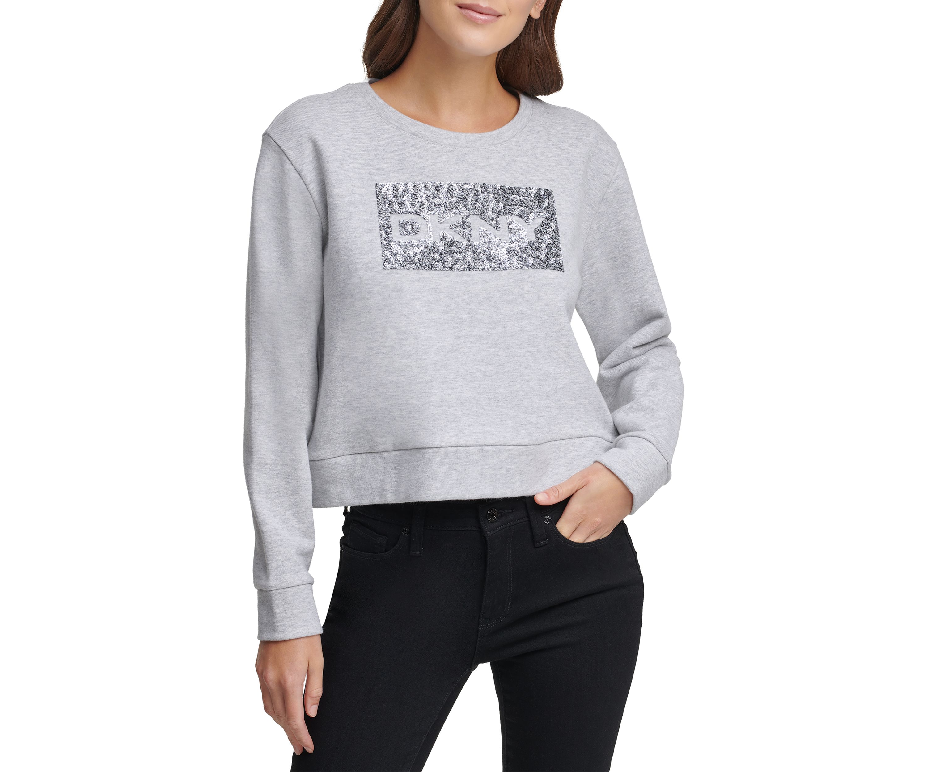 Sequin Logo Sweatshirt