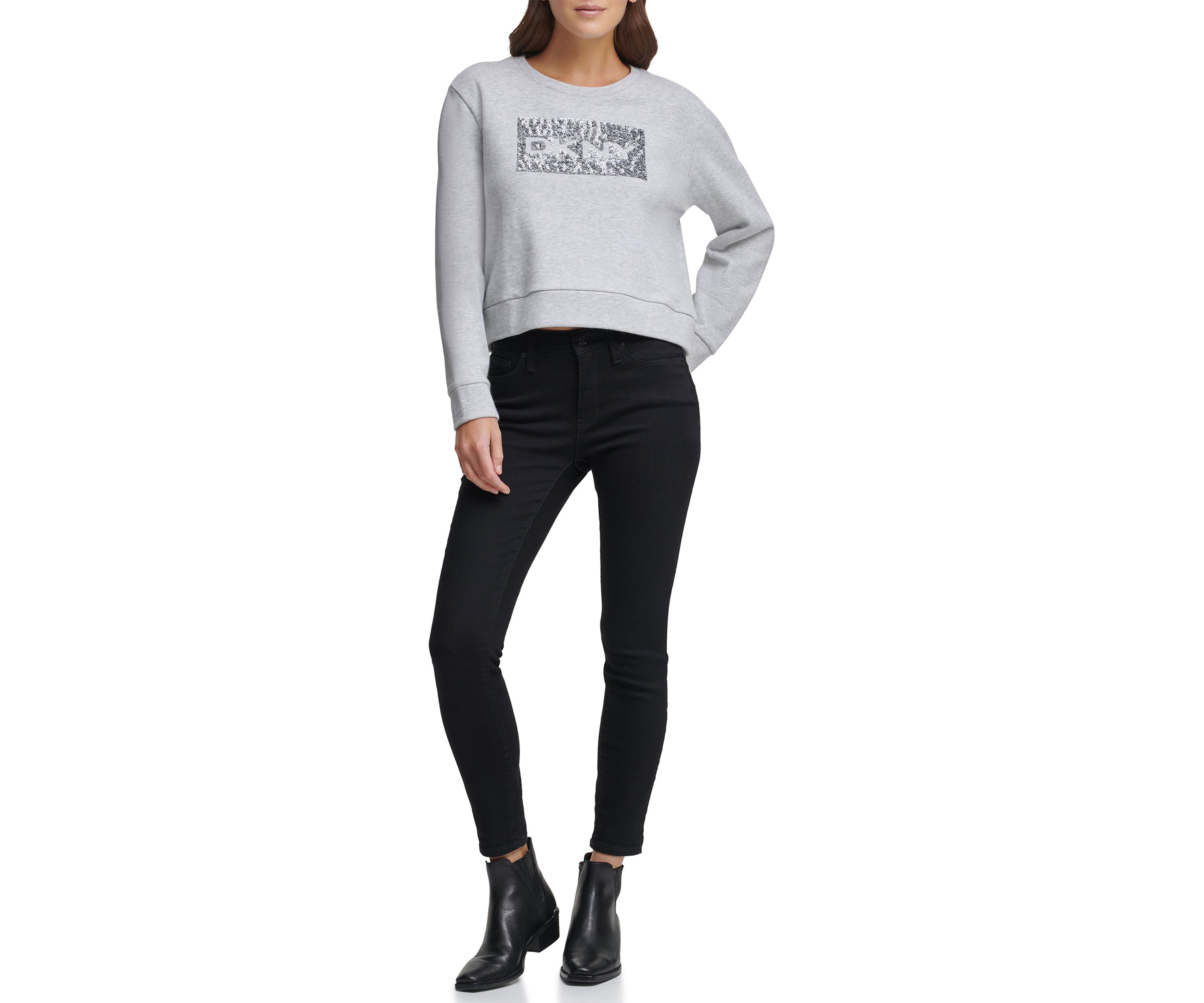 Sequin Logo Sweatshirt