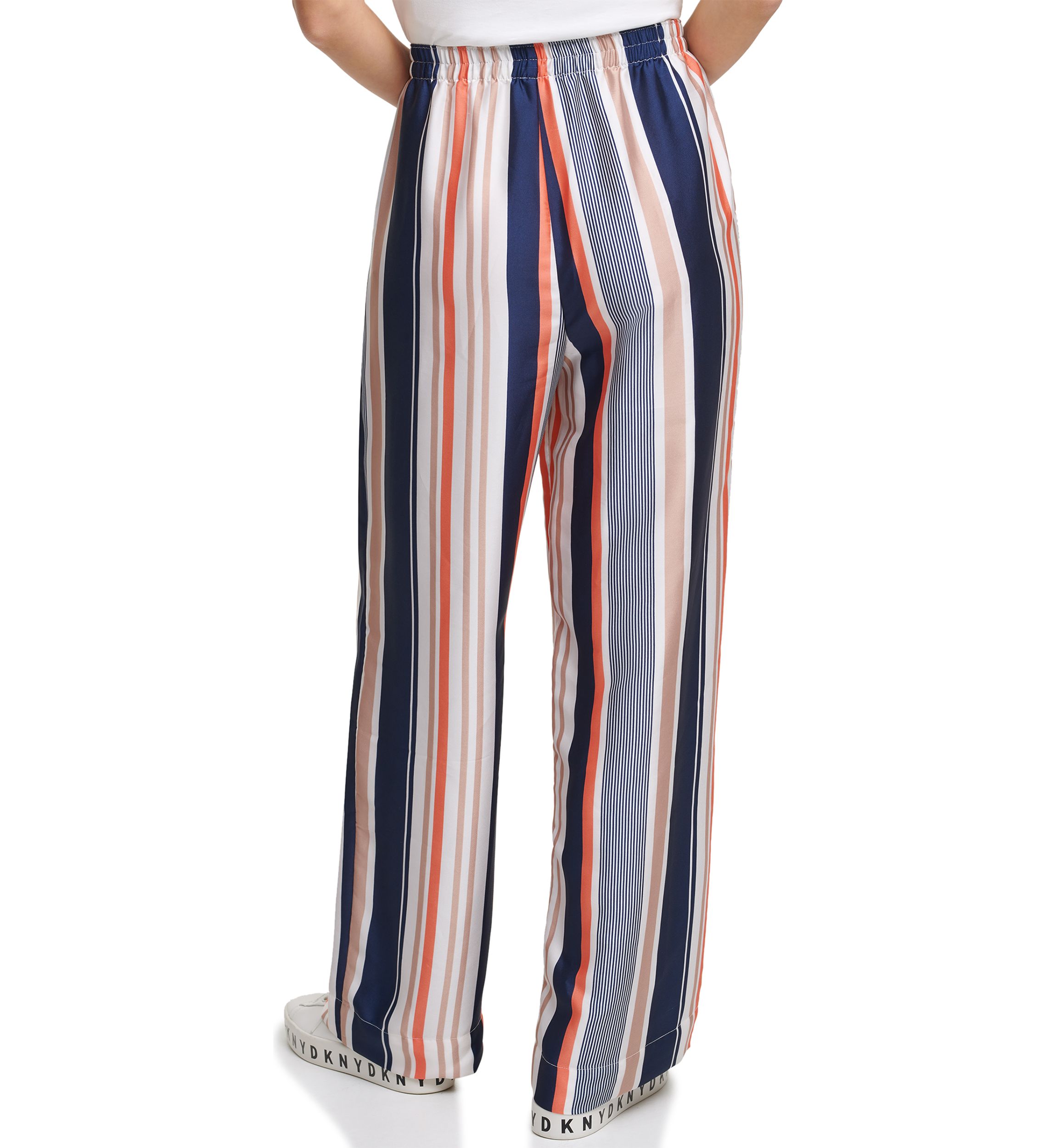 Printed Pull On Wide Leg Pants 